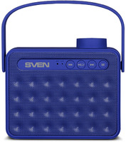 Акустическая система 2.0 /АС SVEN PS-72/ синий, мощность 2x3 Вт (RMS), Bluetooth, FM, USB, microSD,