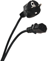 Кабель компьютер - розетка 220V <3.0м> (Европейский стандарт) TP021-3.0-BK