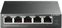 Коммутатор TP-Link /TL-SF1005LP/ 5-port 10/100 Mbps unmanaged switch with 4 PoE ports, metal case, d